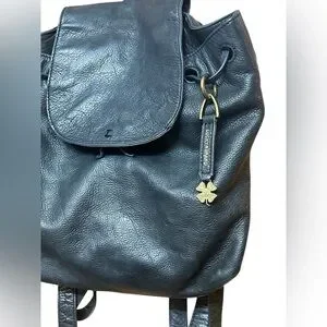 Lucky Brand | Bags | Lucky Brand Boho Leather Black Backpack  display picture 3